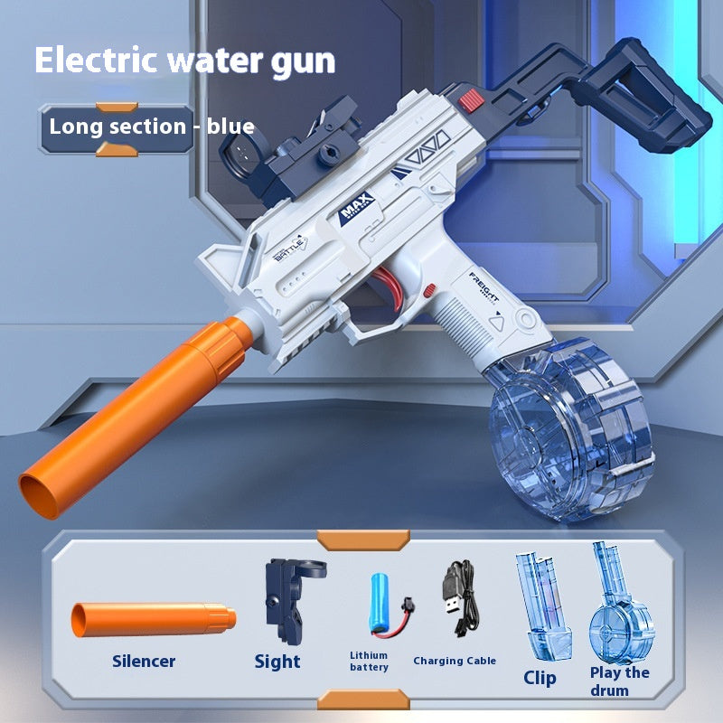 UZI Long And Short Electric Water Toy Gun Outdoor Beach Water Fight Children's Toys