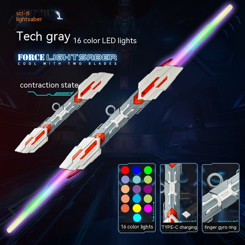 Cool Retractable Laser Sword Vs Children's Luminous Sword 16 Colorful Rechargeable Toys