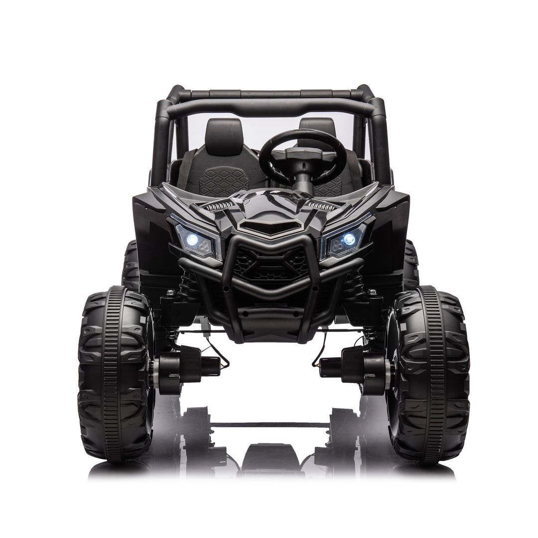 4x4 Ride on Off-Road Truck with Parent Remote Control,Side by Side,  Battery Powered Electric Car w/High Low Speed